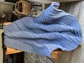 Luxe Statement Blanket in Country Blue