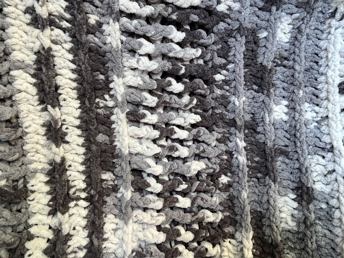 Luxe Statement Blanket in Pebble Beach