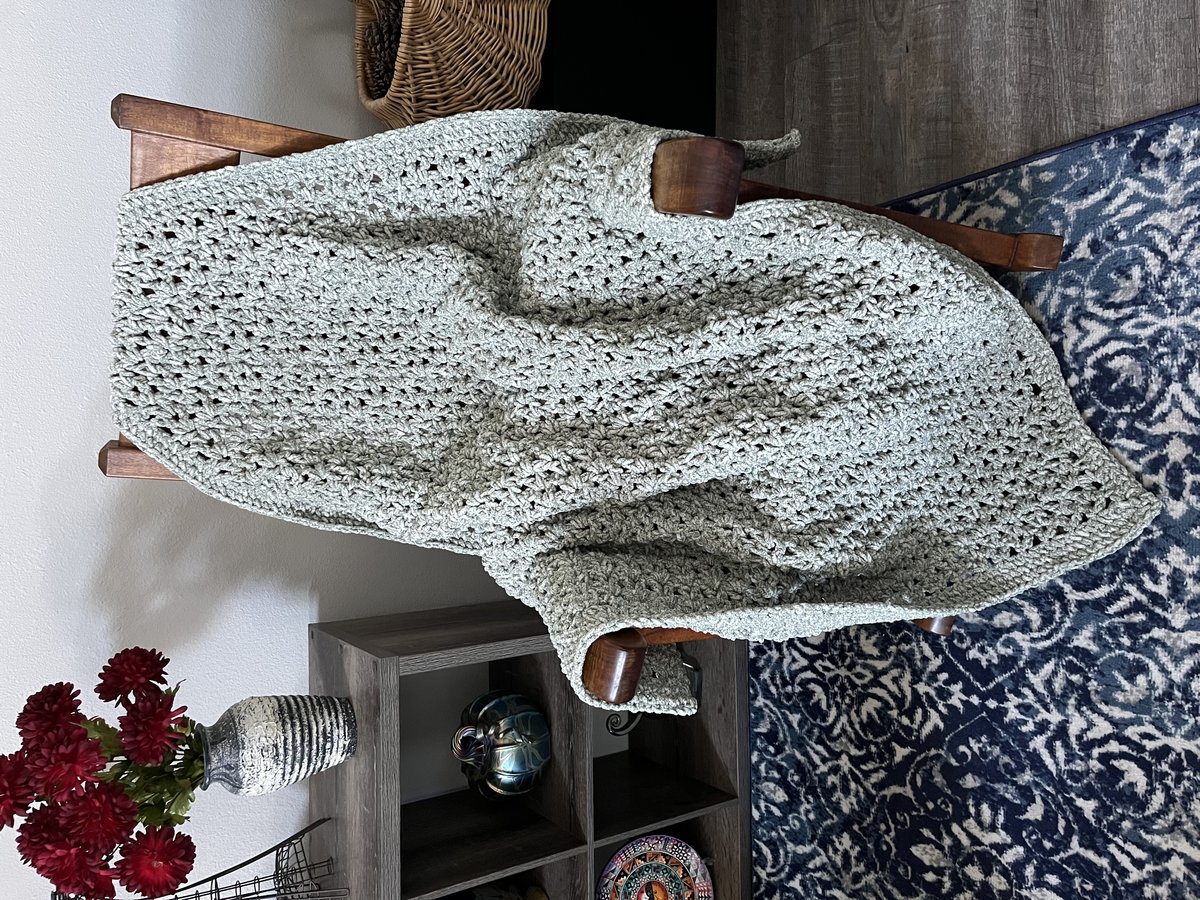 Luxe Lounging Blanket in Winter Leaf