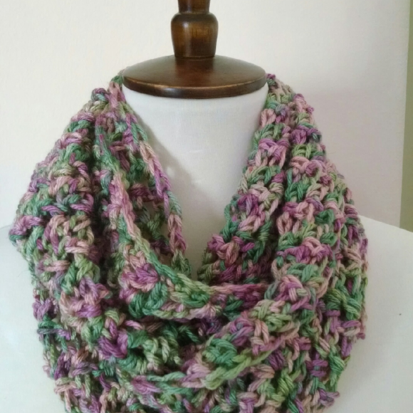 The 'Maggie' Springtime infinity scarf