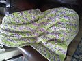 Luxe Lounging Blanket in Lilac Leaf