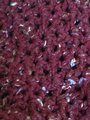 Tweed Lounging Blanket in Burgundy