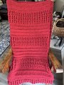 Luxe Statement Blanket in Crimson Red