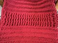 Luxe Statement Blanket in Crimson Red