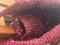 Out and About Bag in Burgundy Tweed