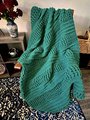 Luxe Statement Blanket in Malachite