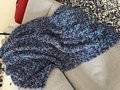 Luxe Lounging Blanket in Peacock 