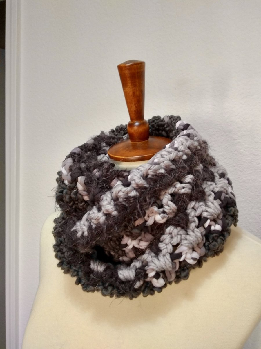 Luxe Infinity Scarf in London Fog