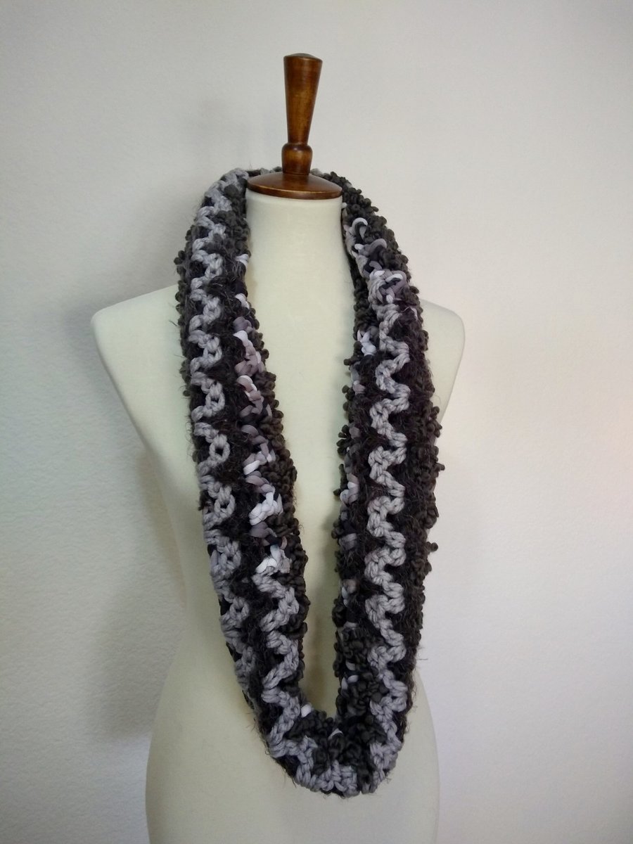 Luxe Infinity Scarf in London Fog