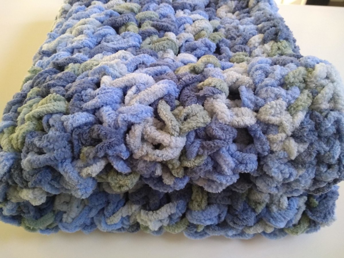 Luxe Baby Blanket in Lovely Blue