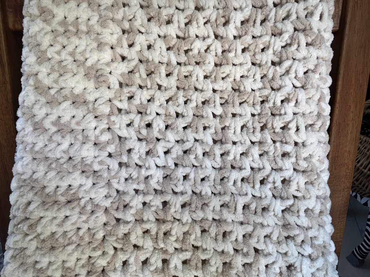 Luxe Baby Blanket in Beach Foam