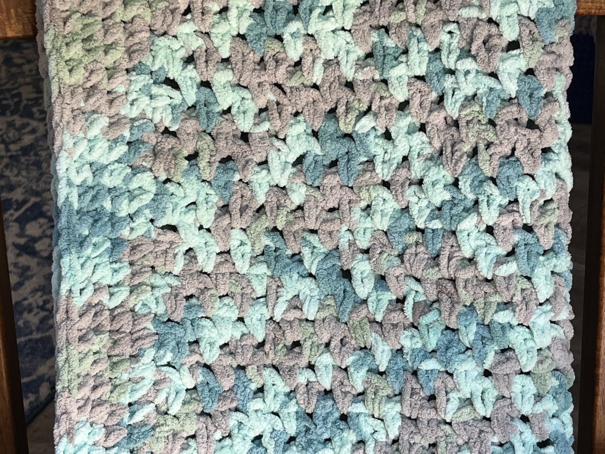 Luxe Baby Blanket in Seaside