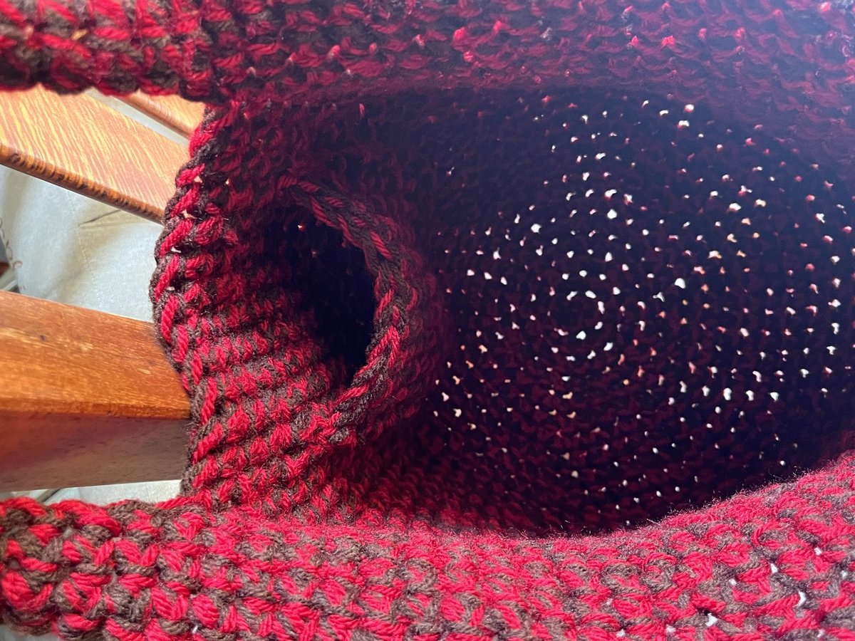 Out and About Bag in Cranberry Swirl