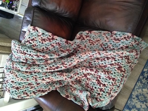 Luxe Lounging Blanket in Mulled Frost
