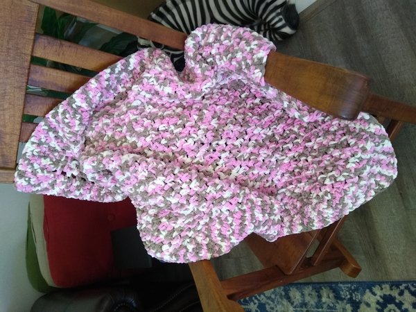 Luxe Baby Blanket in Little Roses