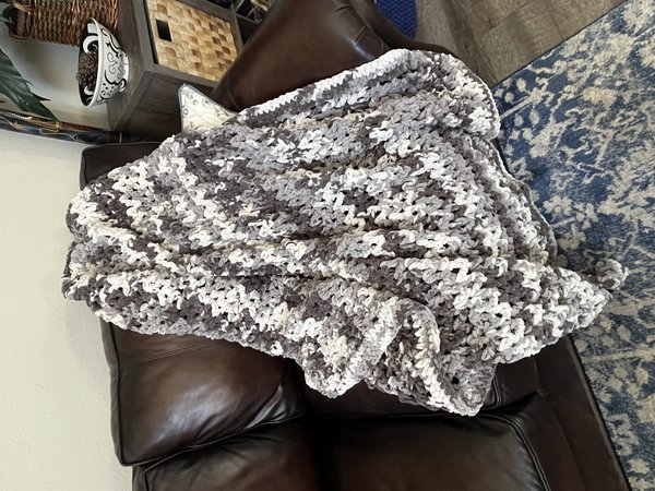 Luxe Lounging Blanket in Pebble Beach