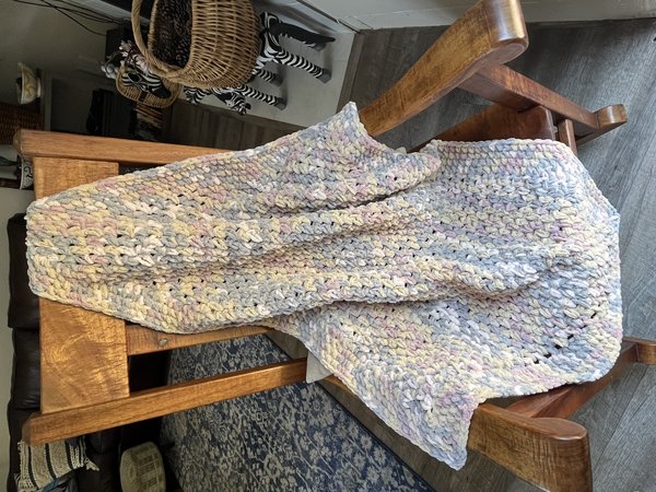 Luxe Baby Blanket in Morning Dove