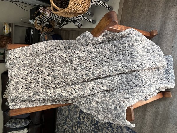Luxe Lounging Blanket in Weathered Wood