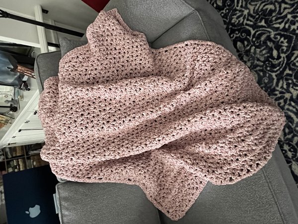 Luxe Lounging Blanket in Clay Brick